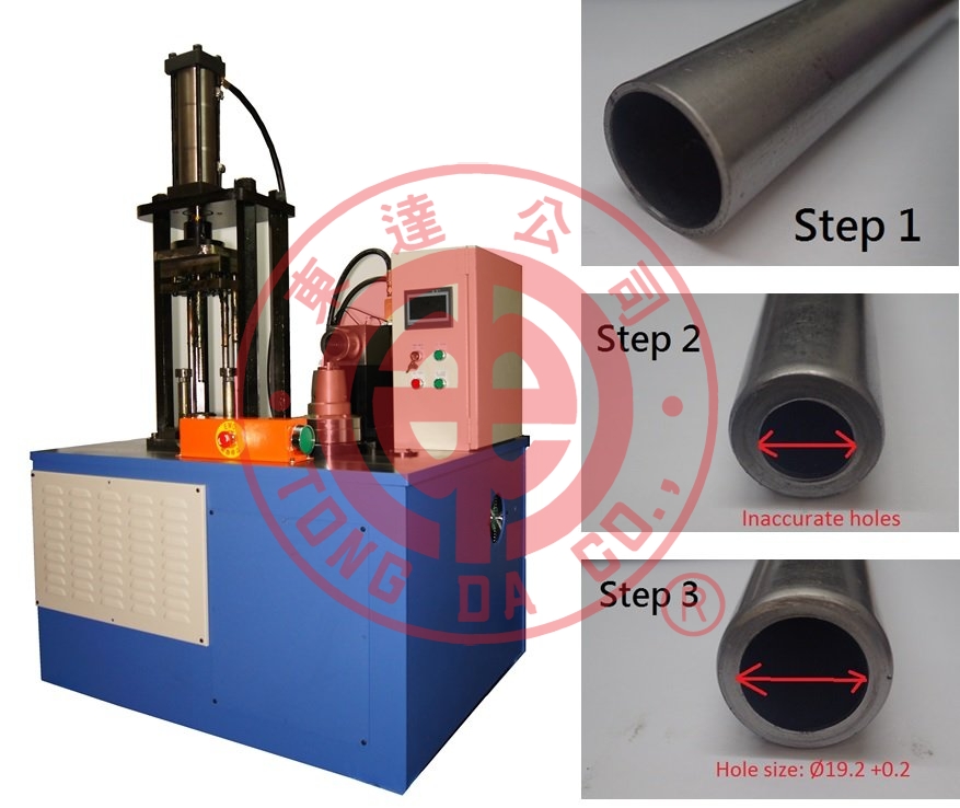 TD-738 管端摺邊與沖孔機(FOR GAS SPRING)